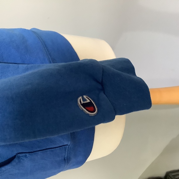 Retro Champion St Agnes Football Hoodie - Size S - Royal Blue - P2P 18” - Picture 3 of 8